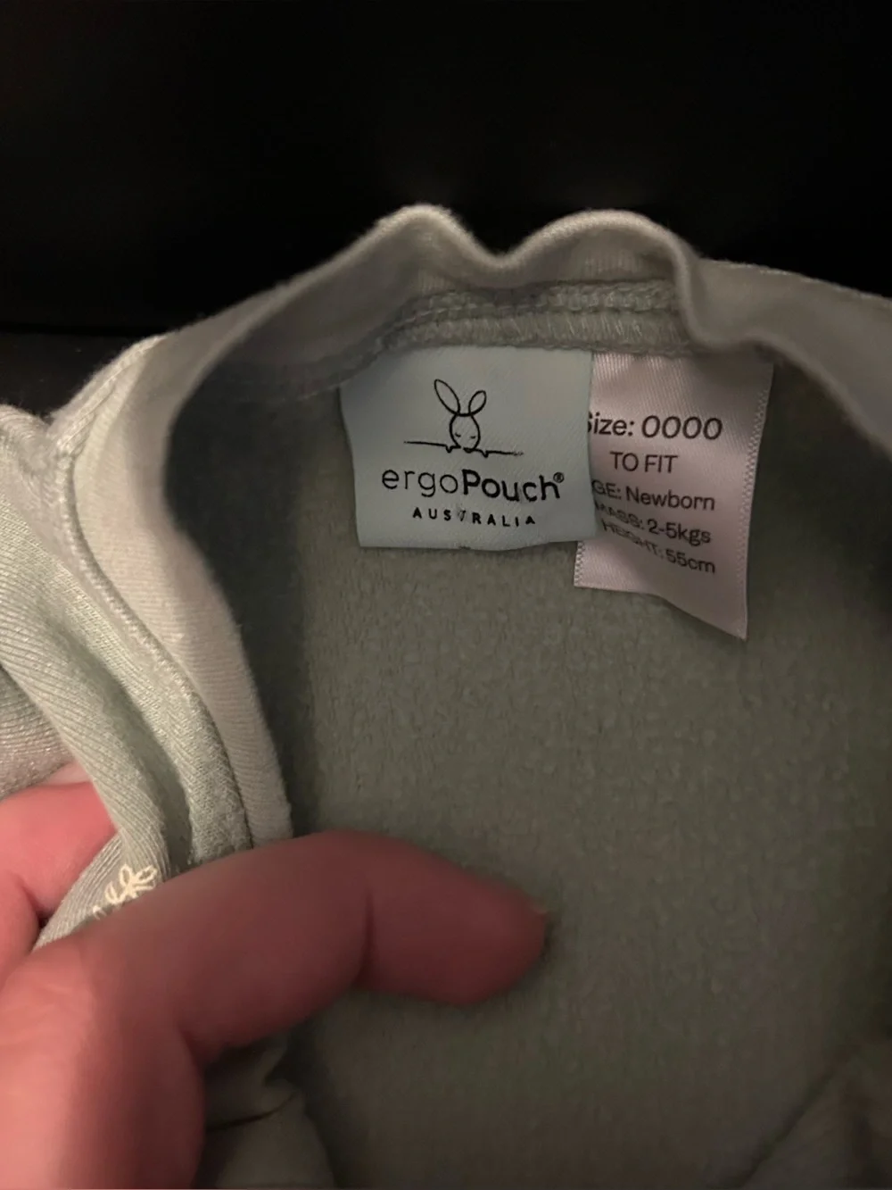 Ergo Pouch Australia Infant Newborn Swaddle Sack Sleep Sack Sage Green